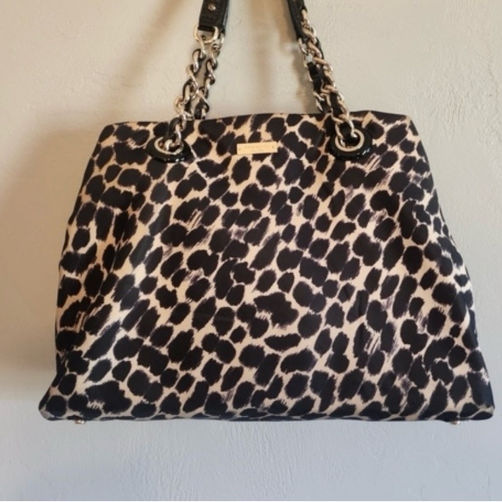 Kate Spade Elena Leopard Print Women's Tote Bag - Picture 1 of 6